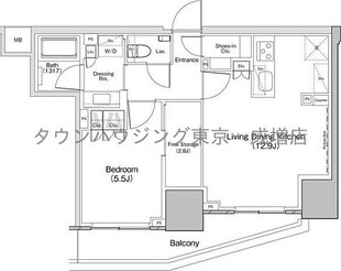 ザ・パークハビオ板橋区役所前の物件間取画像